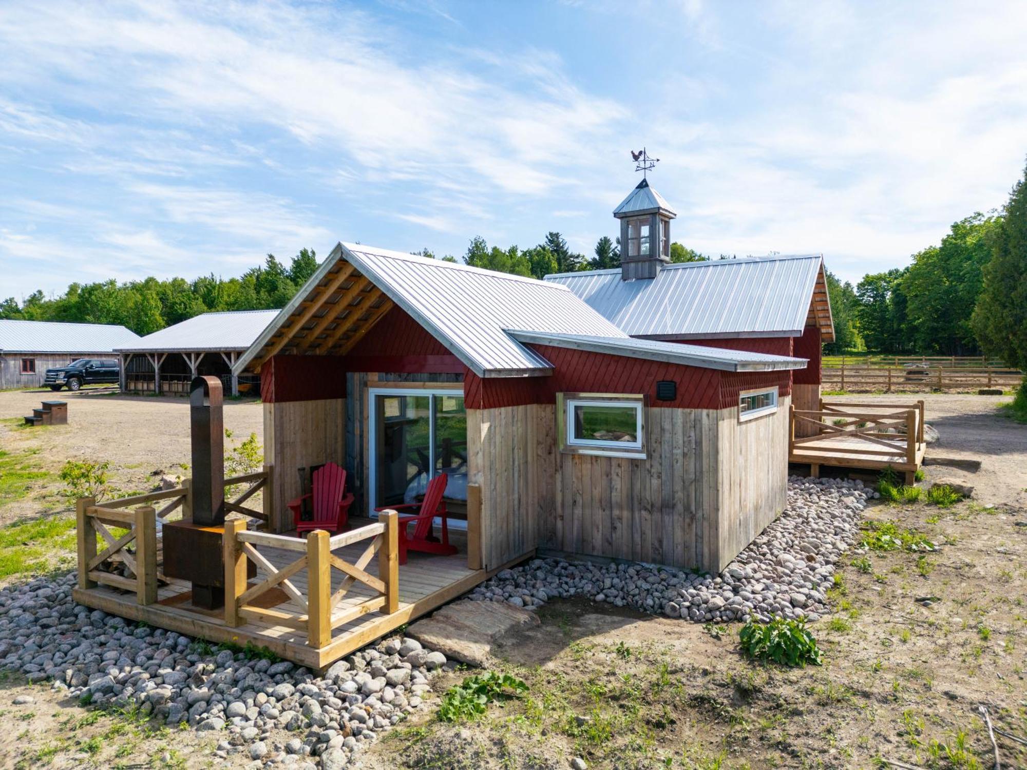 Le Baluchon Eco-Villegiature Saint-Paulin Εξωτερικό φωτογραφία